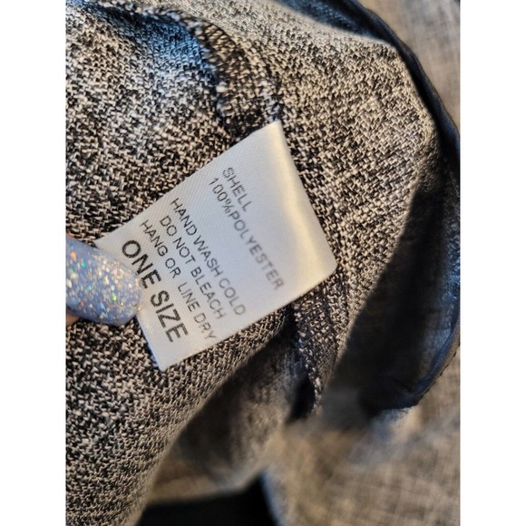 Orange Creek Women's Gray Polyester Long Sleeve Buttons Front Cardigan One Size - Picture 10 of 12